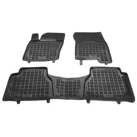 Mercedes X-Class (2017+) λαστιχένια μαύρα πατάκια σκαφάκια Rezaw Plast - 3τμχ Mercedes X-Class (2017+) λαστιχένια μαύρα πατάκια σκαφάκια Rezaw Plast - 3τμχ