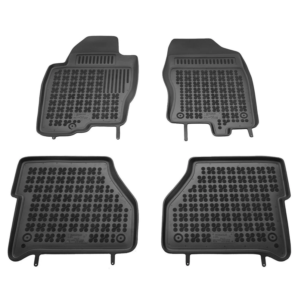 Nissan Navara (2005-2014) λαστιχένια μαύρα πατάκια σκαφάκια Rezaw Plast - 4τμχ Nissan Navara (2005-2014) λαστιχένια μαύρα πατάκια σκαφάκια Rezaw Plast - 4τμχ