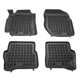 Nissan Almera N16 (2000-2006) λαστιχένια μαύρα πατάκια σκαφάκια Rezaw Plast - 4τμχ Nissan Almera N16 (2000-2006) λαστιχένια μαύρα πατάκια σκαφάκια Rezaw Plast - 4τμχ