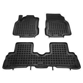 Nissan Cube (2009+) λαστιχένια μαύρα πατάκια σκαφάκια Rezaw Plast - 3τμχ Nissan Cube (2009+) λαστιχένια μαύρα πατάκια σκαφάκια Rezaw Plast - 3τμχ