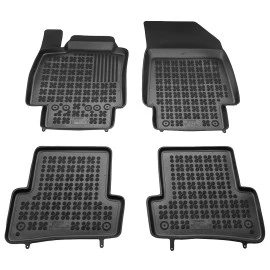 Renault Clio III (2005-2012) / Clio IV (2012-2019) / Captur (2013-2019) λαστιχένια μαύρα πατάκια σκαφάκια Rezaw Plast - 4τμχ Renault Clio III (2005-2012) / Clio IV (2012-2019) / Captur (2013-2019) λαστιχένια μαύρα πατάκια σκαφάκια Rezaw Plast - 4τμχ