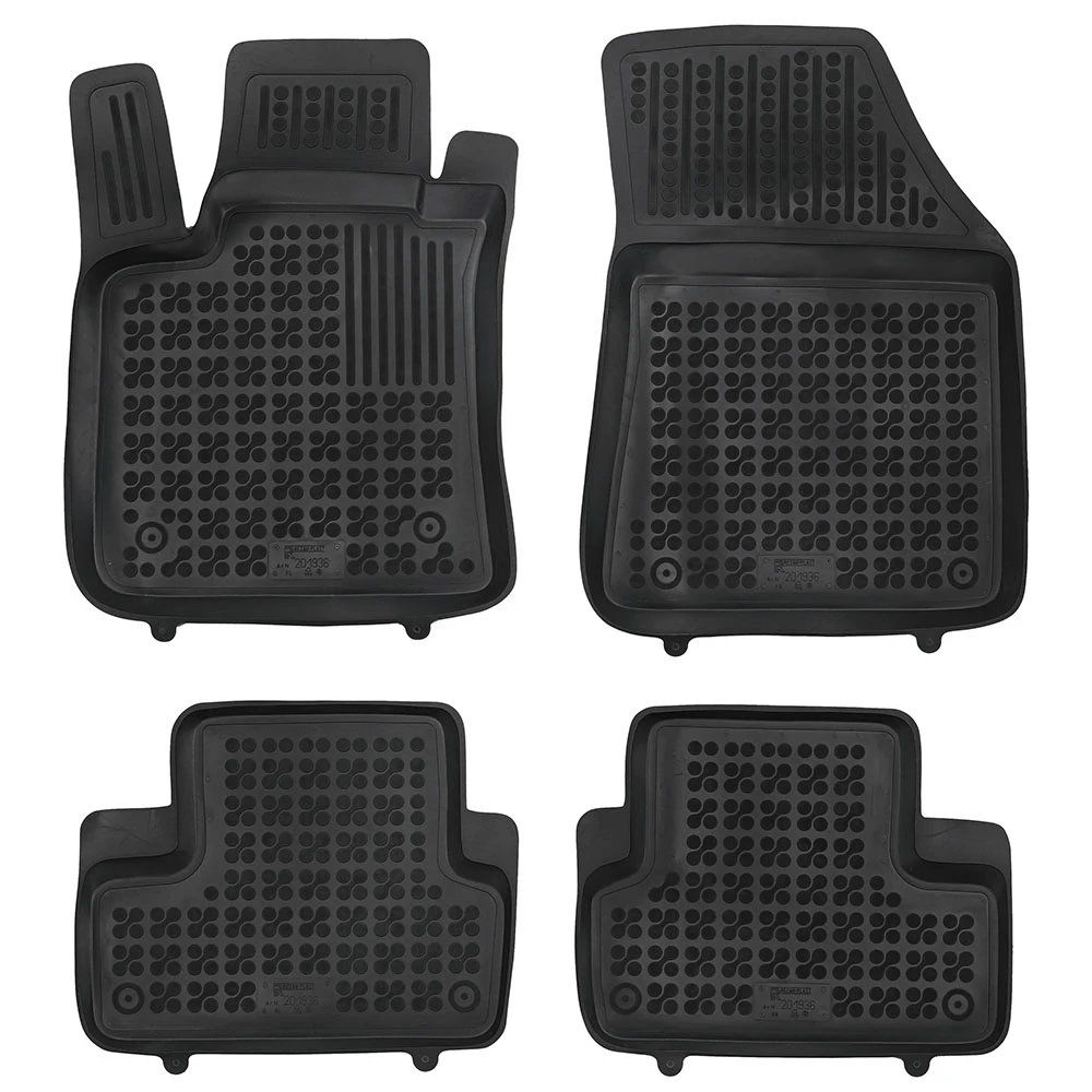 Renault Megane (2016+) Grandtour/Grandcoupe / Megane E-Tech (2020+) Grandtour Plug-in Hybrid λαστιχένια μαύρα πατάκια σκαφάκια Rezaw Plast - 4τμχ