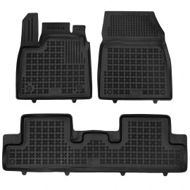 Renault Megane E-Tech Electric (2022+) λαστιχένια μαύρα πατάκια σκαφάκια Rezaw Plast - 3τμχ