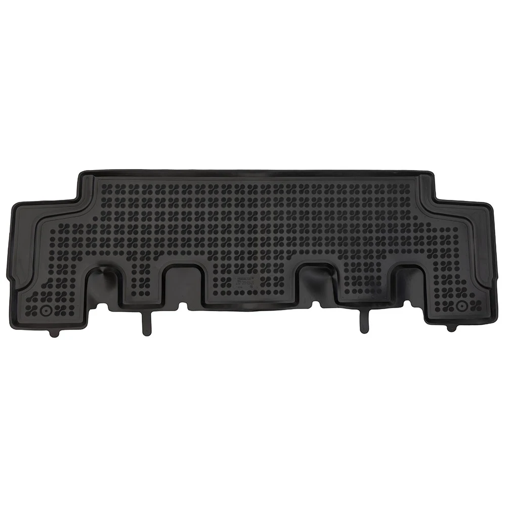Renault Trafic (2021+) rear for 3 passenger, doors open on both sides, fixed seats (not sliding) λαστιχένια μαύρα πατάκια σκαφάκια Rezaw Plast - 1τμχ