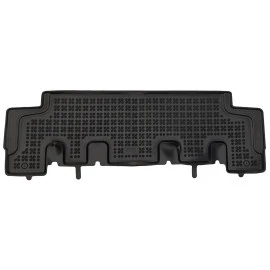 Renault Trafic (2021+) rear for 3 passenger, doors open on both sides, fixed seats (not sliding) λαστιχένια μαύρα πατάκια σκαφάκια Rezaw Plast - 1τμχ