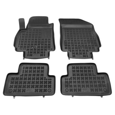 Chevrolet Orlando (2010+) λαστιχένια μαύρα πατάκια σκαφάκια Rezaw Plast - 4τμχ