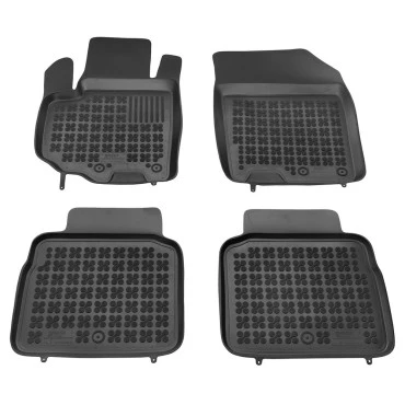 Suzuki SX4 S-Cross (2013-2021) λαστιχένια μαύρα πατάκια σκαφάκια Rezaw Plast - 4τμχ