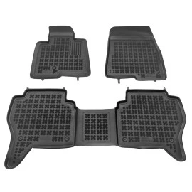 Mitsubishi Pajero (2002-2006) 5D Facelift λαστιχένια μαύρα πατάκια σκαφάκια Rezaw Plast - 3τμχ Mitsubishi Pajero (2002-2006) 5D Facelift λαστιχένια μαύρα πατάκια σκαφάκια Rezaw Plast - 3τμχ