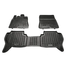 Mitsubishi Pajero (2006+) λαστιχένια μαύρα πατάκια σκαφάκια Rezaw Plast - 3τμχ Mitsubishi Pajero (2006+) λαστιχένια μαύρα πατάκια σκαφάκια Rezaw Plast - 3τμχ