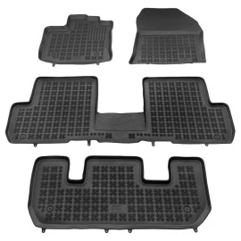 Dacia Lodgy / Dacia Logan (2012+) 7 Θέσεις λαστιχένια μαύρα πατάκια σκαφάκια Rezaw Plast - 4τμχ Dacia Lodgy / Dacia Logan (2012+) 7 Θέσεις λαστιχένια μαύρα πατάκια σκαφάκια Rezaw Plast - 4τμχ