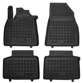 Dacia Duster (2024+) Hybrid (HEV), LPG λαστιχένια μαύρα πατάκια σκαφάκια Rezaw Plast - 4τμχ