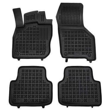 Cupra Leon Sportstourer Mild Hybrid (MHEV) Facelift (2024+) λαστιχένια μαύρα πατάκια σκαφάκια Rezaw Plast - 4τμχ