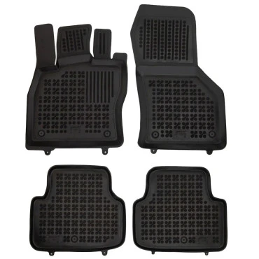 Cupra Leon Sportstourer Plug-in Hybrid (PHEV) Facelift (2024+) λαστιχένια μαύρα πατάκια σκαφάκια Rezaw Plast - 4τμχ