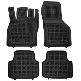 Cupra Leon Sportstourer Facelift (2024+) λαστιχένια μαύρα πατάκια σκαφάκια Rezaw Plast - 4τμχ