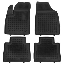 MG HS (2018-2024) λαστιχένια μαύρα πατάκια σκαφάκια Rezaw Plast - 4τμχ