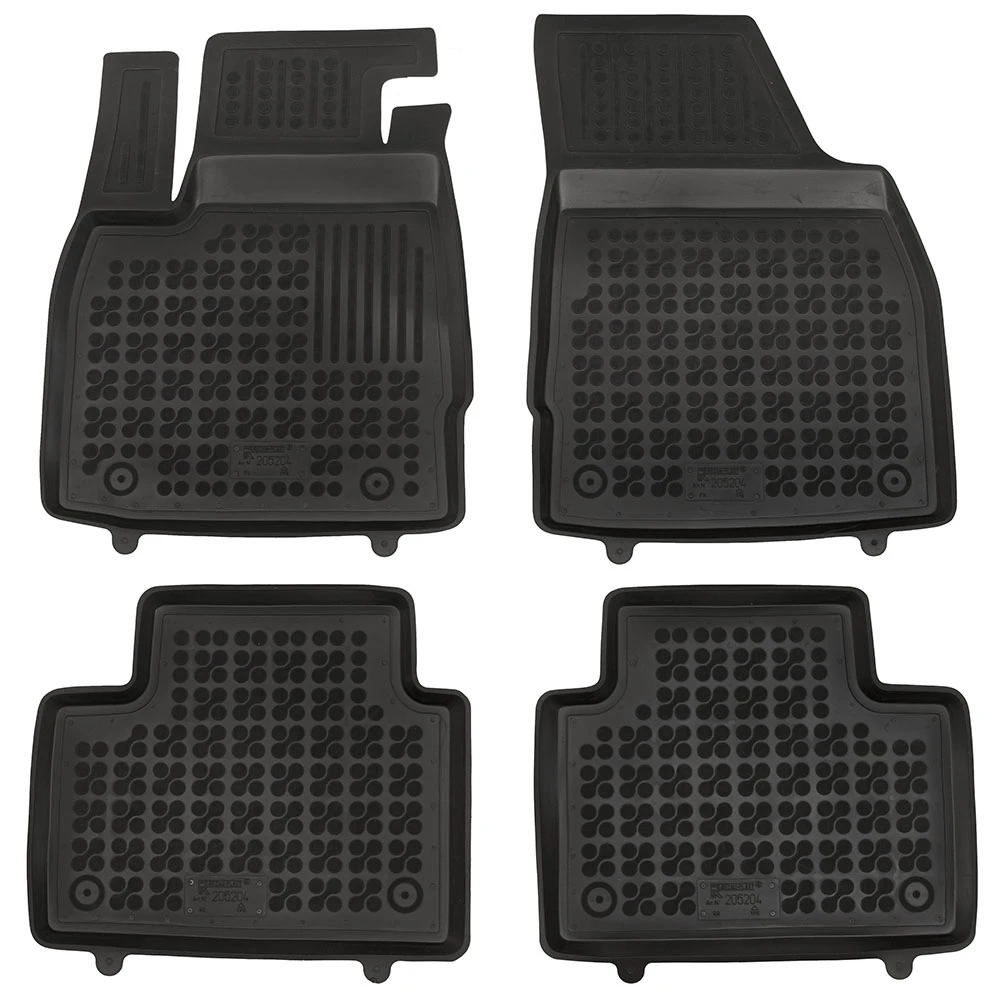 MG 3 Hybrid+ (2024+) λαστιχένια μαύρα πατάκια σκαφάκια Rezaw Plast - 4τμχ