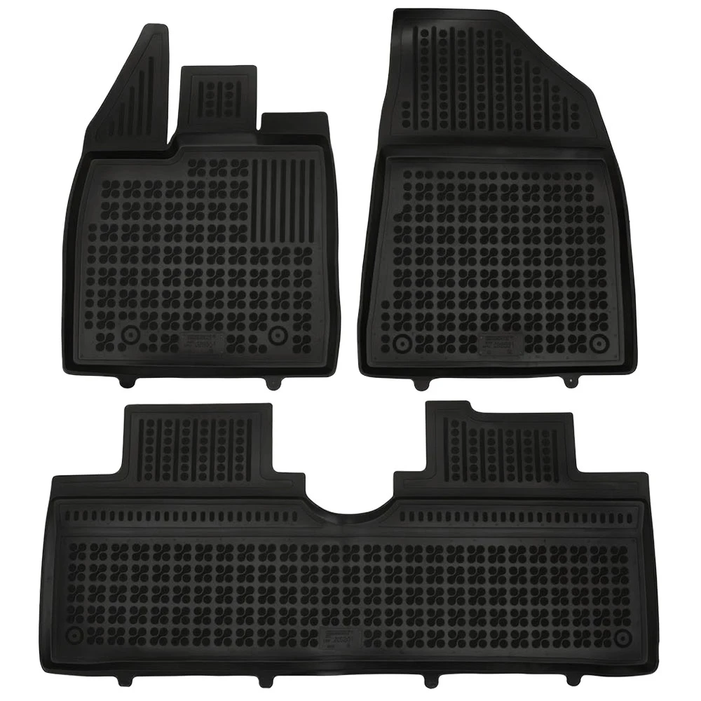 BYD Dolphin (2021+) λαστιχένια μαύρα πατάκια σκαφάκια Rezaw Plast - 3τμχ