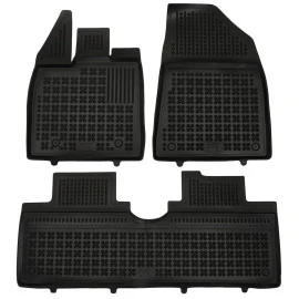 BYD Dolphin (2021+) λαστιχένια μαύρα πατάκια σκαφάκια Rezaw Plast - 3τμχ