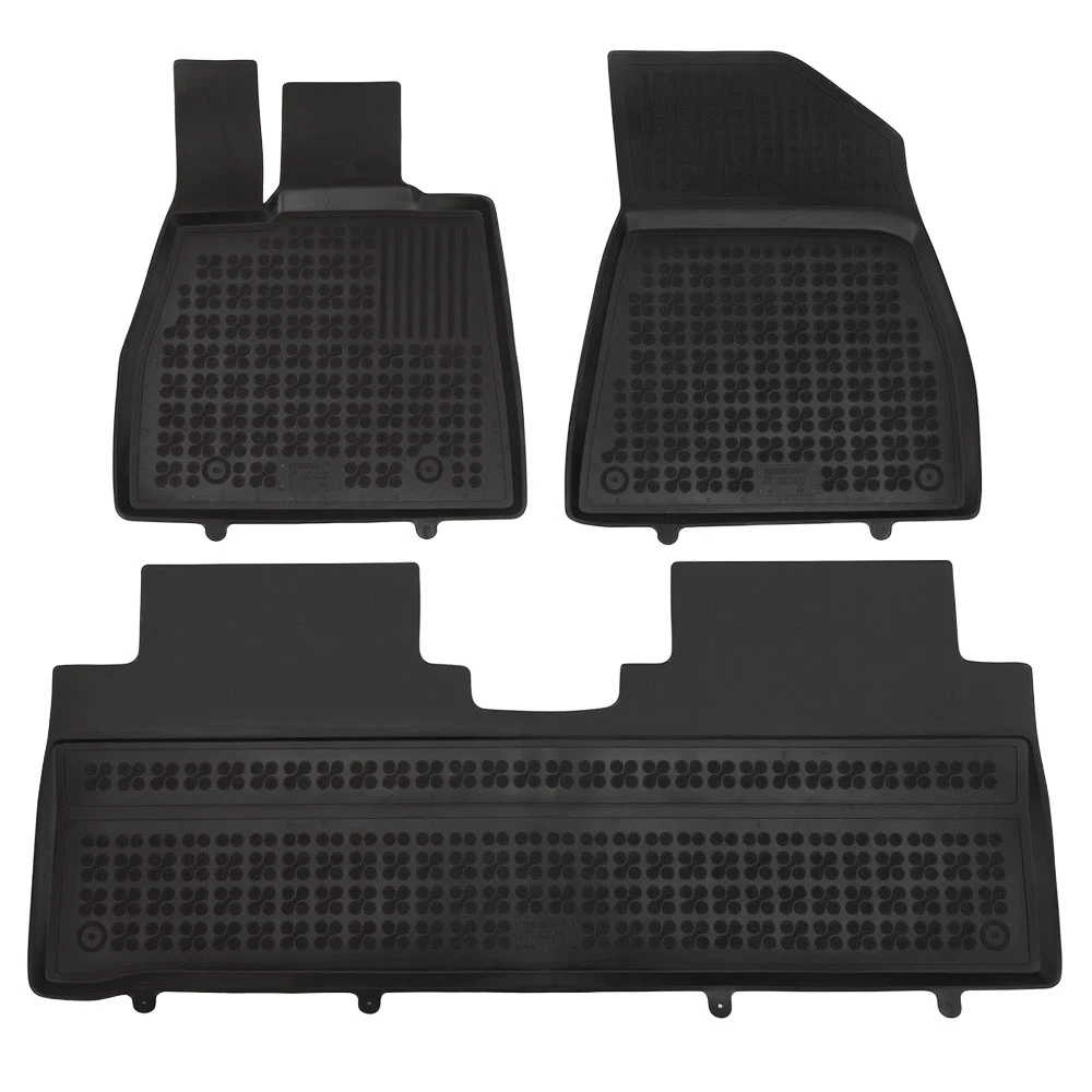 BYD Seal Electric (2022+) λαστιχένια μαύρα πατάκια σκαφάκια Rezaw Plast - 3τμχ