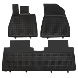 BYD Seal Electric (2022+) λαστιχένια μαύρα πατάκια σκαφάκια Rezaw Plast - 3τμχ