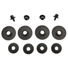 Κουμπώματα Rezaw Plast Universal μαύρα με βίδα - 4τμχ. για 2 πατάκια Κουμπώματα Rezaw Plast Universal μαύρα με βίδα - 4τμχ. για 2 πατάκια