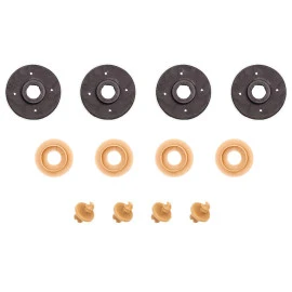 Κουμπώματα Rezaw Plast Universal μπεζ με βίδα - 4τμχ. για 2 πατάκια Κουμπώματα Rezaw Plast Universal μπεζ με βίδα - 4τμχ. για 2 πατάκια