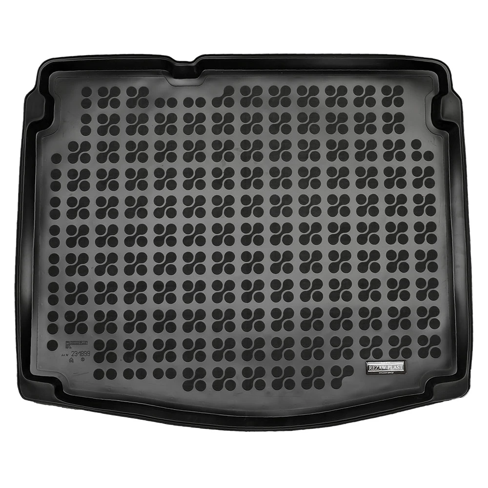 VW ID.3 / ID.3 1ST (2019+) bottom floor πατάκι πορτ μπαγκάζ λαστιχένιο μαύρο σκαφάκι Rezaw Plast - 1τμχ