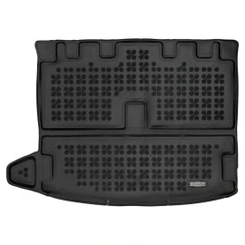 Dacia Jogger (2021+) with one floor on the trunk 5 passenger, 7 passenger (with the third row of seats folded and unfolded) πατάκι πορτ μπαγκάζ λαστιχένιο μαύρο σκαφάκι Rezaw Plast - 1τμχ