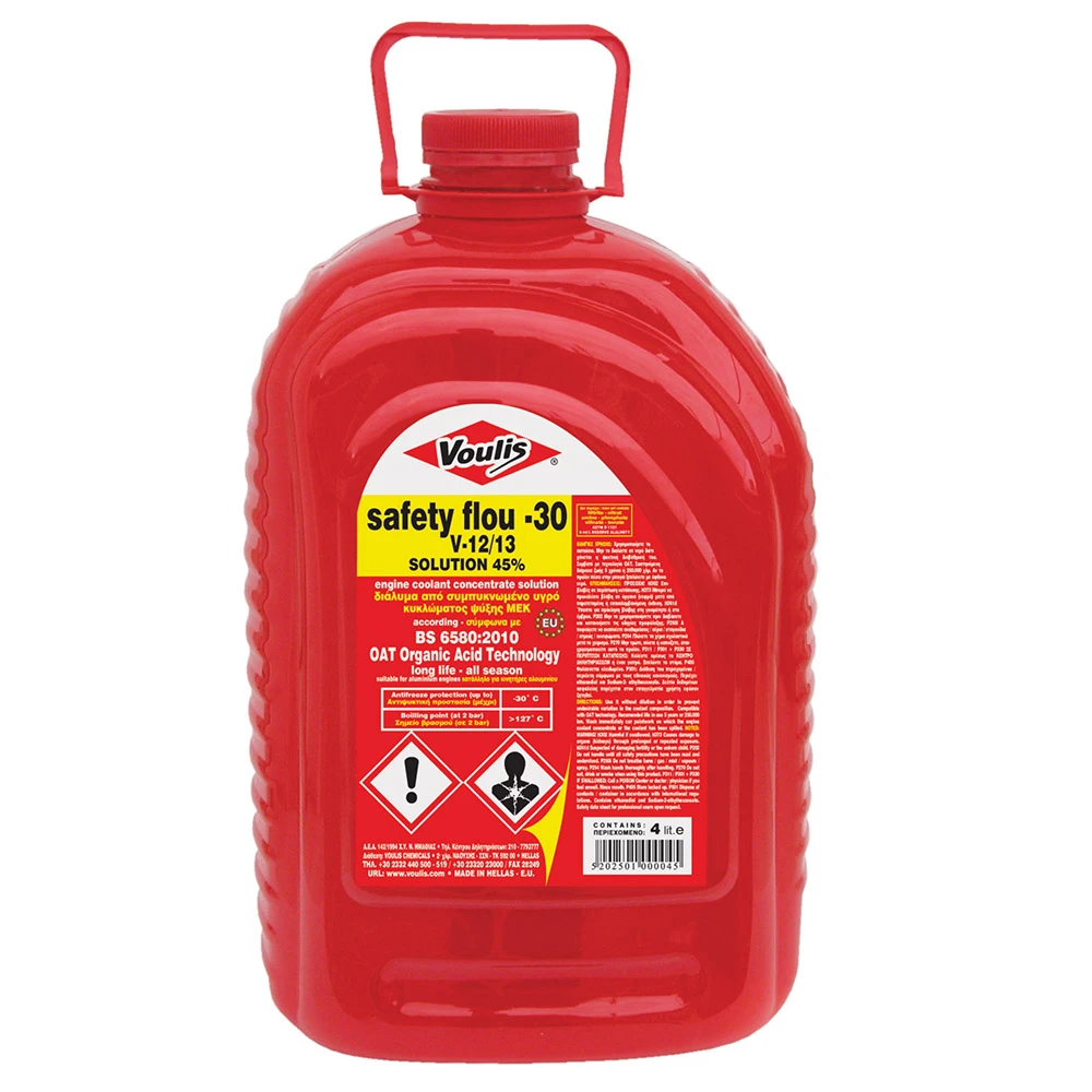 Voulis Safety Flou -30 V-12/13 long life 4lt Voulis Safety Flou -30 V-12/13 long life 4lt