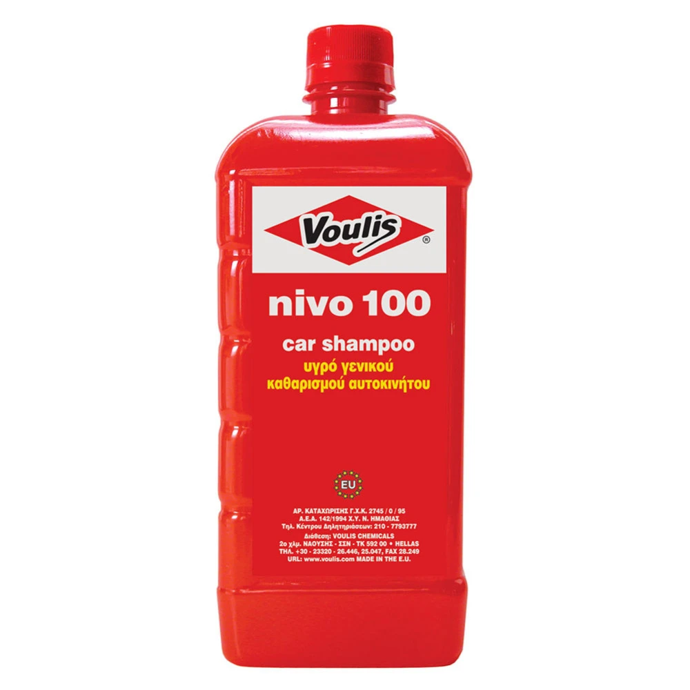 Voulis Nivo 100 Σαμπουάν γενικού καθαρισμού αυτοκινήτου 1000ml Voulis Nivo 100 Σαμπουάν γενικού καθαρισμού αυτοκινήτου 1000ml
