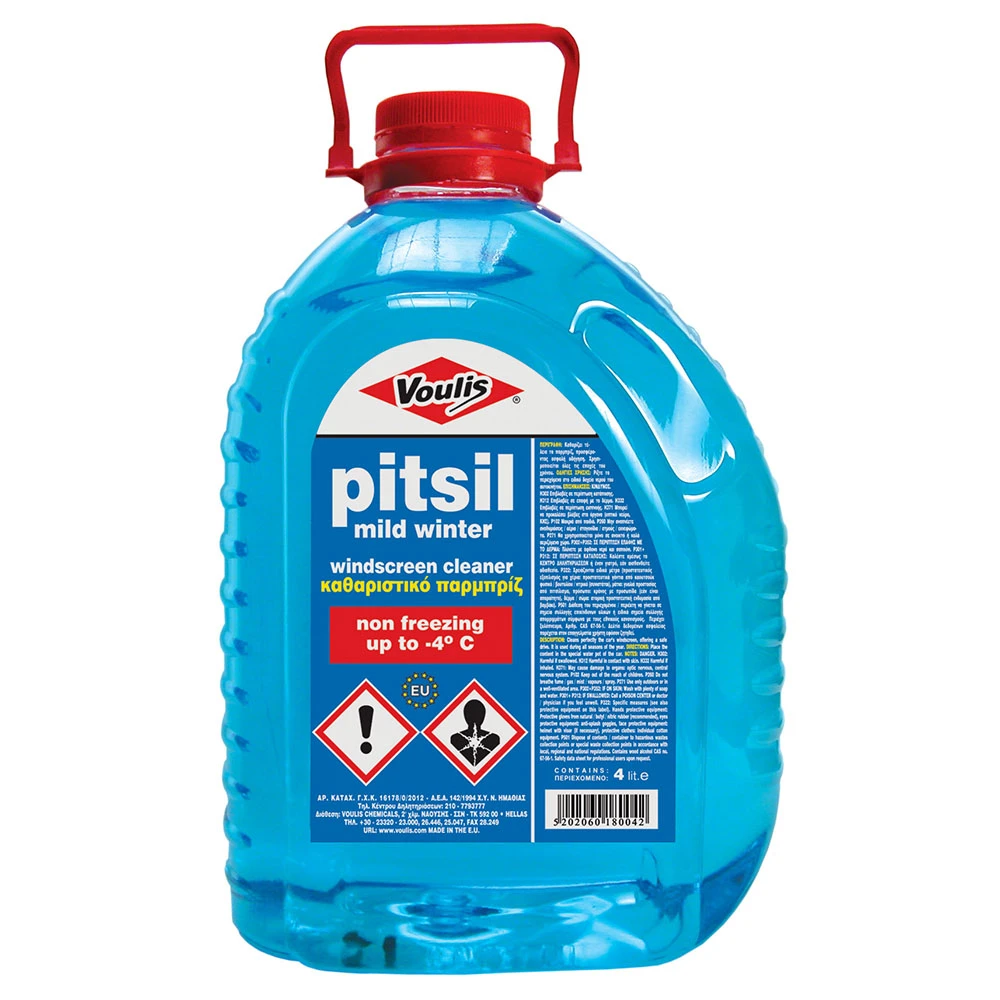 Voulis Pitsil -4 Χειμερινό Καθαριστικό παρμπρίζ -4°C 4Lt Voulis Pitsil -4 Χειμερινό Καθαριστικό παρμπρίζ -4°C 4Lt