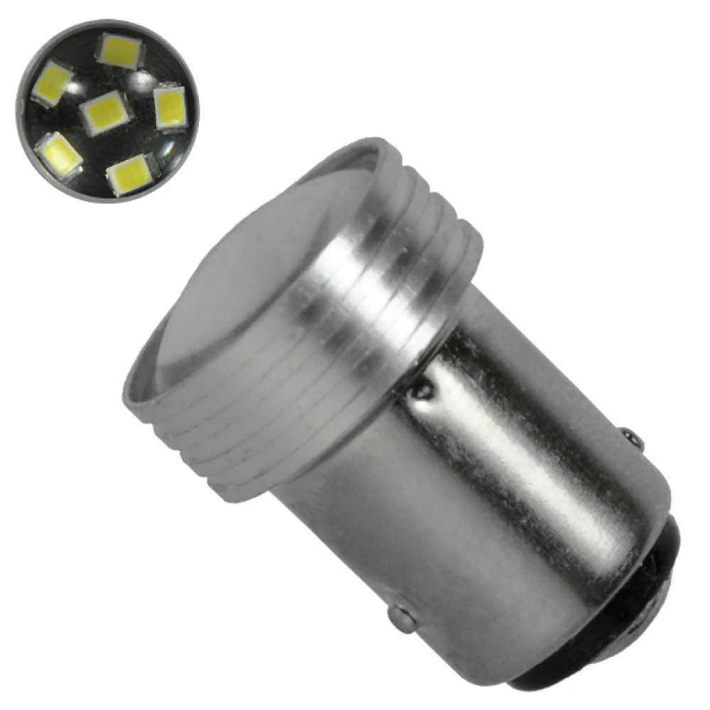 Λαμπτήρας 1157 6 SMD 2835 12v Ψυχρό 6000k GloboStar 04475 Λαμπτήρας 1157 6 SMD 2835 12v Ψυχρό 6000k GloboStar 04475