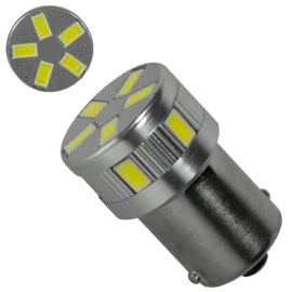 Λαμπτήρας LED 1156 11 SMD 5730 Ψυχρό Λευκό GloboStar 04485 Λαμπτήρας LED 1156 11 SMD 5730 Ψυχρό Λευκό GloboStar 04485
