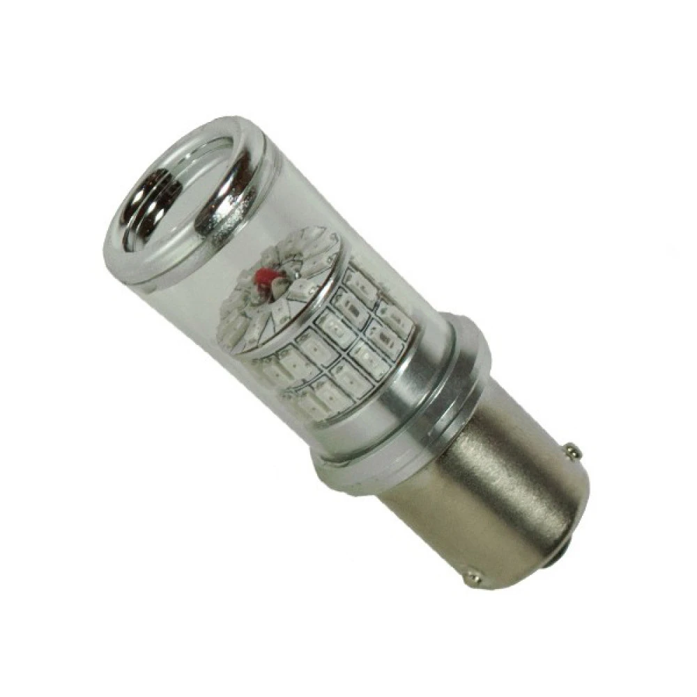 Λαμπτήρας BAU15S 48 SMD 4014 Can Bus 12v Πορτοκαλί GloboStar 05473 Λαμπτήρας BAU15S 48 SMD 4014 Can Bus 12v Πορτοκαλί GloboStar 05473