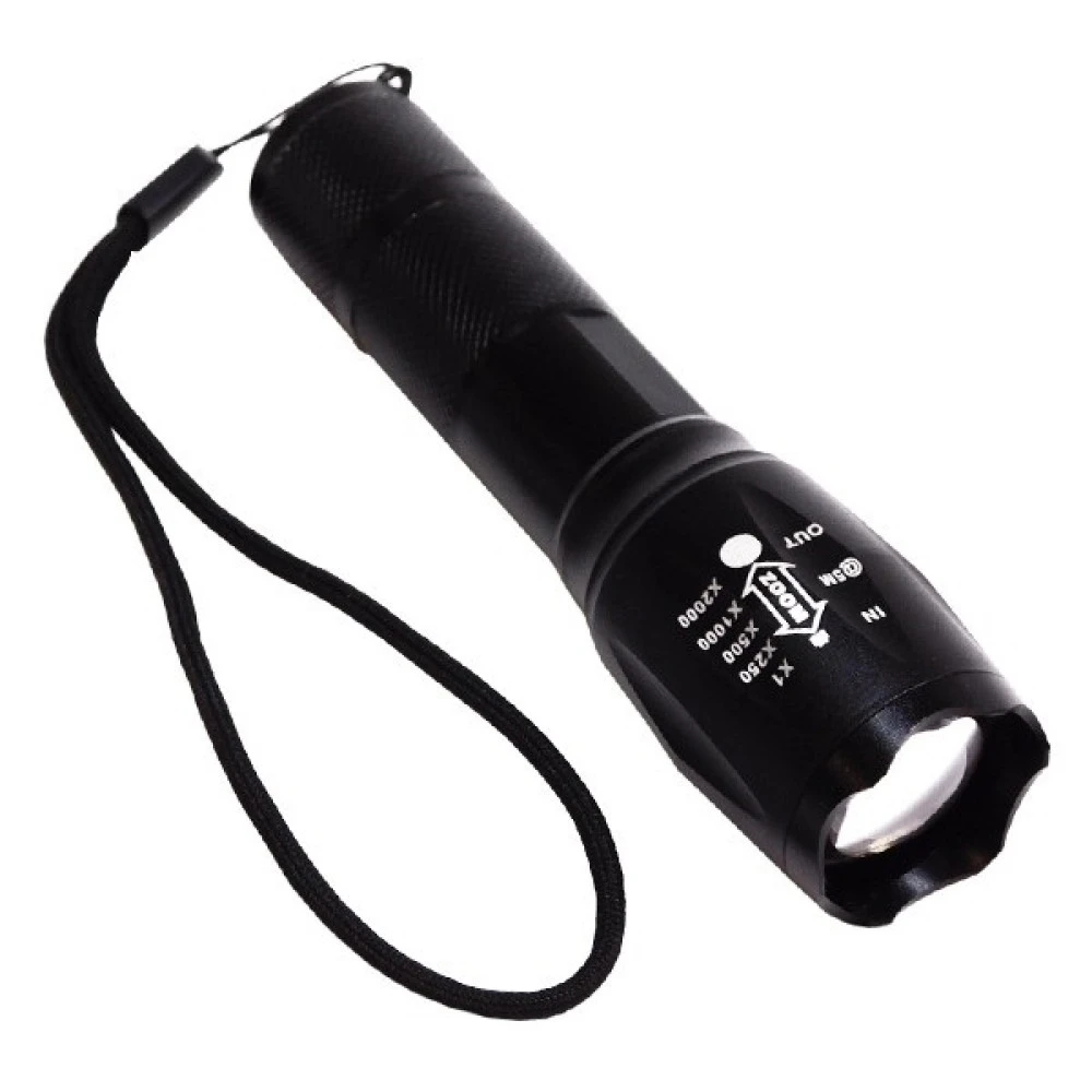 GloboStar 06201 φορητός φακός CREE LED T6 5 mode zoom 10 Watt  GloboStar 06201 φορητός φακός CREE LED T6 5 mode zoom 10 Watt