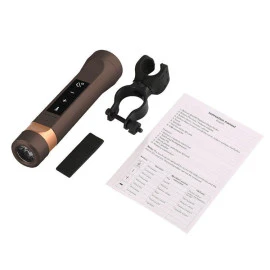 GloboStar 06207 LED φακός επαναφορτιζόμενος 8W 800lm καφέ POWERBANK με βάση στήριξης ποδηλάτου και υποδοχές SD Card - USB με ηχείο 3W Bluetooth  GloboStar 06207 LED φακός επαναφορτιζόμενος 8W 800lm καφέ POWERBANK με βάση στήριξης ποδηλάτου και υποδοχές SD Card - USB με ηχείο 3W Bluetooth
