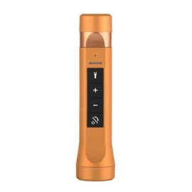 GloboStar 06209 LED φακός επαναφορτιζόμενος 8W 800lm χρυσός POWERBANK με βάση στήριξης ποδηλάτου και υποδοχές SD Card - USB με ηχείο 3W Bluetooth  GloboStar 06209 LED φακός επαναφορτιζόμενος 8W 800lm χρυσός POWERBANK με βάση στήριξης ποδηλάτου και υποδοχές SD Card - USB με ηχείο 3W Bluetooth