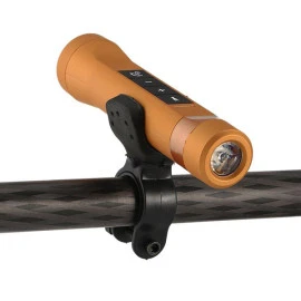 GloboStar 06209 LED φακός επαναφορτιζόμενος 8W 800lm χρυσός POWERBANK με βάση στήριξης ποδηλάτου και υποδοχές SD Card - USB με ηχείο 3W Bluetooth  GloboStar 06209 LED φακός επαναφορτιζόμενος 8W 800lm χρυσός POWERBANK με βάση στήριξης ποδηλάτου και υποδοχές SD Card - USB με ηχείο 3W Bluetooth