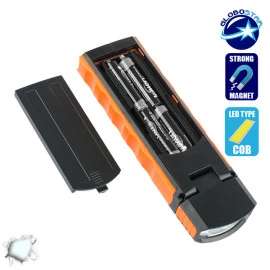 GloboStar 07014 φορητός φακός LED με περιστρεφόμενο πάνω μέρος και πλαϊνό COB  GloboStar 07014 φορητός φακός LED με περιστρεφόμενο πάνω μέρος και πλαϊνό COB