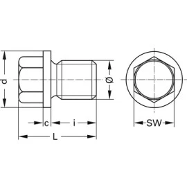 Τάπα κάρτερ 5.8 DIN 910 Μ12 x 1.5 x 21mm 102580 1τμχ Τάπα κάρτερ 5.8 DIN 910 Μ12 x 1.5 x 21mm 102580 1τμχ