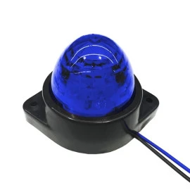 GloboStar® 115407 Πλευρικά φώτα όγκου φορτηγών BULLET LED 6 SMD DC 24V αδιάβροχο IP66 μπλε GloboStar® 115407 Πλευρικά φώτα όγκου φορτηγών BULLET LED 6 SMD DC 24V αδιάβροχο IP66 μπλε
