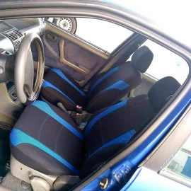 Καλύμματα αυτοκινήτου Super Sport All In One μαύρο-μπλε ζεύγος μπροστινά 4τμχ Καλύμματα αυτοκινήτου Super Sport All In One μαύρο-μπλε ζεύγος μπροστινά 4τμχ