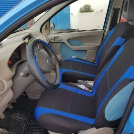 Καλύμματα αυτοκινήτου Super Sport All In One μαύρο-μπλε ζεύγος μπροστινά 4τμχ Καλύμματα αυτοκινήτου Super Sport All In One μαύρο-μπλε ζεύγος μπροστινά 4τμχ