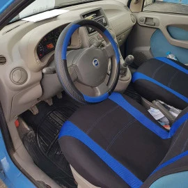 Καλύμματα αυτοκινήτου Super Sport All In One μαύρο-μπλε ζεύγος μπροστινά 4τμχ Καλύμματα αυτοκινήτου Super Sport All In One μαύρο-μπλε ζεύγος μπροστινά 4τμχ
