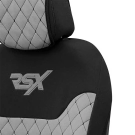 Ημικαλύμματα καθισμάτων αυτοκινήτου Otom RSX Sport ύφασμα κεντητό καπιτονέ Γκρι με μαύρη ραφή RSXL-103 2τμχ  Ημικαλύμματα καθισμάτων αυτοκινήτου Otom RSX Sport ύφασμα κεντητό καπιτονέ Γκρι με μαύρη ραφή RSXL-103 2τμχ