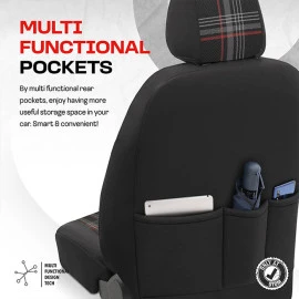 Καλύμματα αυτοκινήτου Otom GTI sports design universal jacquard / lacost / δερματίνη σετ εμπρός / πίσω μαύρο - κόκκινο GTI-801 11 τεμάχια Καλύμματα αυτοκινήτου Otom GTI sports design universal jacquard / lacost / δερματίνη σετ εμπρός / πίσω μαύρο - κόκκινο GTI-801 11 τεμάχια