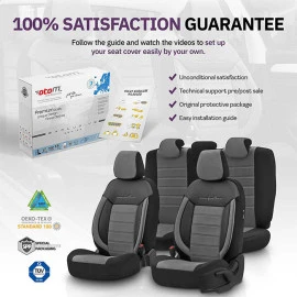 Καλύμματα αυτοκινήτου Otom comfortline design universal sued / rachel / δερματίνη σετ εμπρός / πίσω μαύρο - γκρι CMF-206 11 τεμάχια Καλύμματα αυτοκινήτου Otom comfortline design universal sued / rachel / δερματίνη σετ εμπρός / πίσω μαύρο - γκρι CMF-206 11 τεμάχια