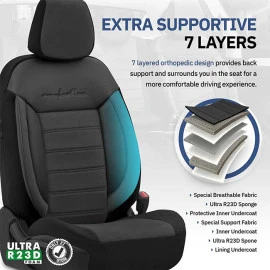 Καλύμματα αυτοκινήτου Otom comfortline design universal sued / rachel / δερματίνη σετ εμπρός / πίσω μαύρο CMF-209 11 τεμάχια Καλύμματα αυτοκινήτου Otom comfortline design universal sued / rachel / δερματίνη σετ εμπρός / πίσω μαύρο CMF-209 11 τεμάχια