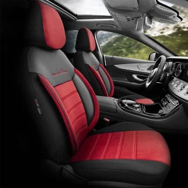 Καλύμματα αυτοκινήτου Otom comfortline design universal sued / rachel / δερματίνη σετ εμπρός / πίσω μαύρο - κόκκινο CMF-207 11 τεμάχια Καλύμματα αυτοκινήτου Otom comfortline design universal sued / rachel / δερματίνη σετ εμπρός / πίσω μαύρο - κόκκινο CMF-207 11 τεμάχια