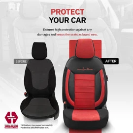 Καλύμματα αυτοκινήτου Otom comfortline design universal sued / rachel / δερματίνη σετ εμπρός / πίσω μαύρο - κόκκινο CMF-207 11 τεμάχια Καλύμματα αυτοκινήτου Otom comfortline design universal sued / rachel / δερματίνη σετ εμπρός / πίσω μαύρο - κόκκινο CMF-207 11 τεμάχια